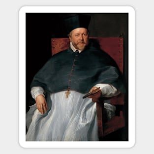 Bishop Jan van Malderen by Anthony van Dyck Magnet